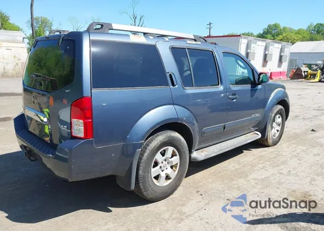 2005 Nissan Pathfinder Se Off-Road из США, поврежденный, VIN 5N1AR18W45C744162